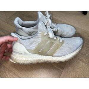 Adidas Womens Ultra Boost Cloud White Running Shoes Sneakers Size 7